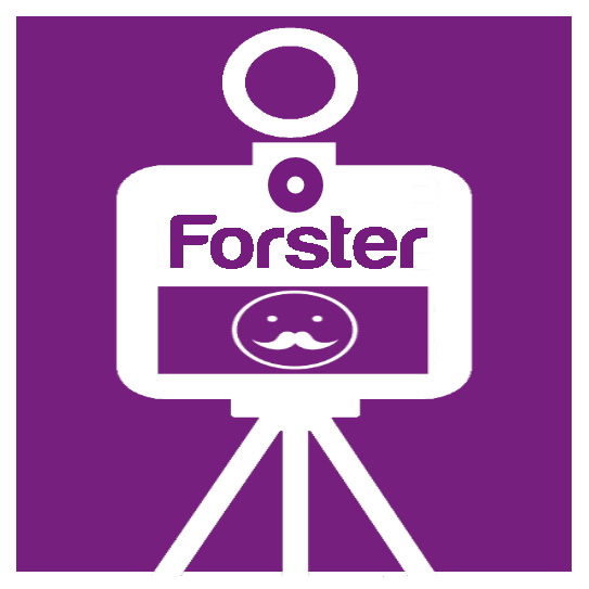 Logo für die professionelle Forster-Fotobox aus Iserlohn. Sehr hochwertig gefertigt, äußerst zuverlässig. Ein toller Spaß und Unterhaltung für die Gäste jeder Hochzeitsfeier
