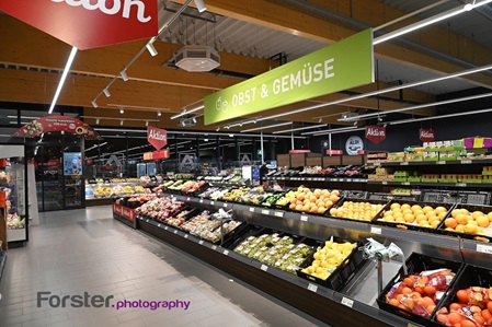 Immobilienfoto eines Lebensmittelmarkts innen in Iserlohn-Sümmern